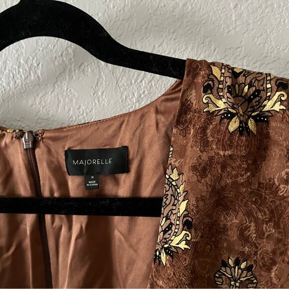 Revolve Majorelle Violeta Mini Dress in Arabian Copper - Picture 5 of 7